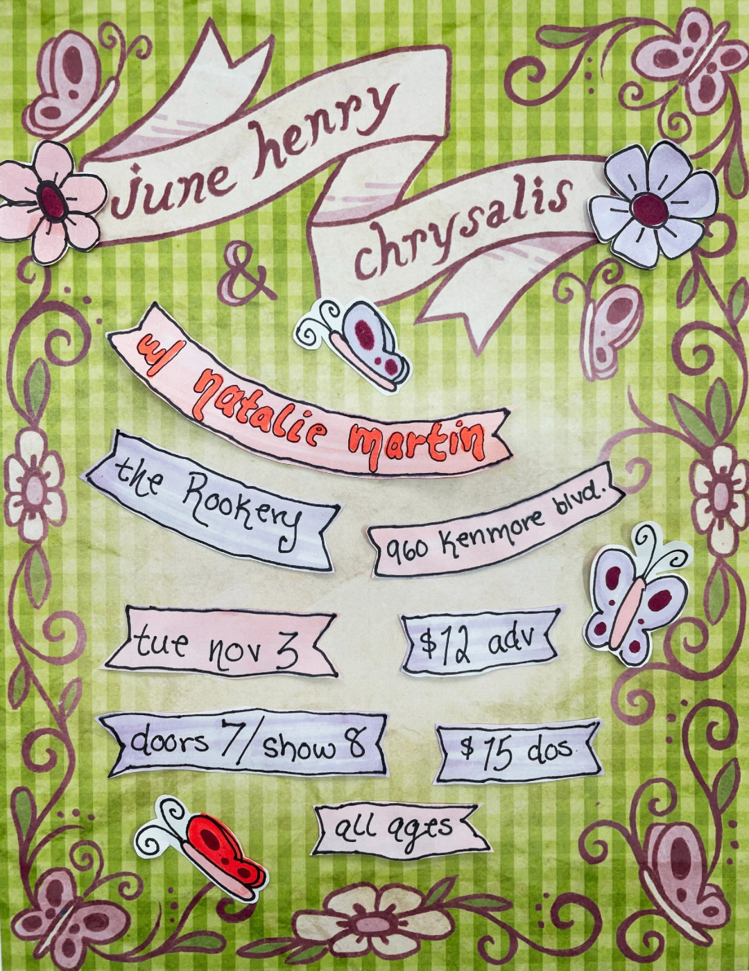 June Henry & Chrysalis (Election Day) Show